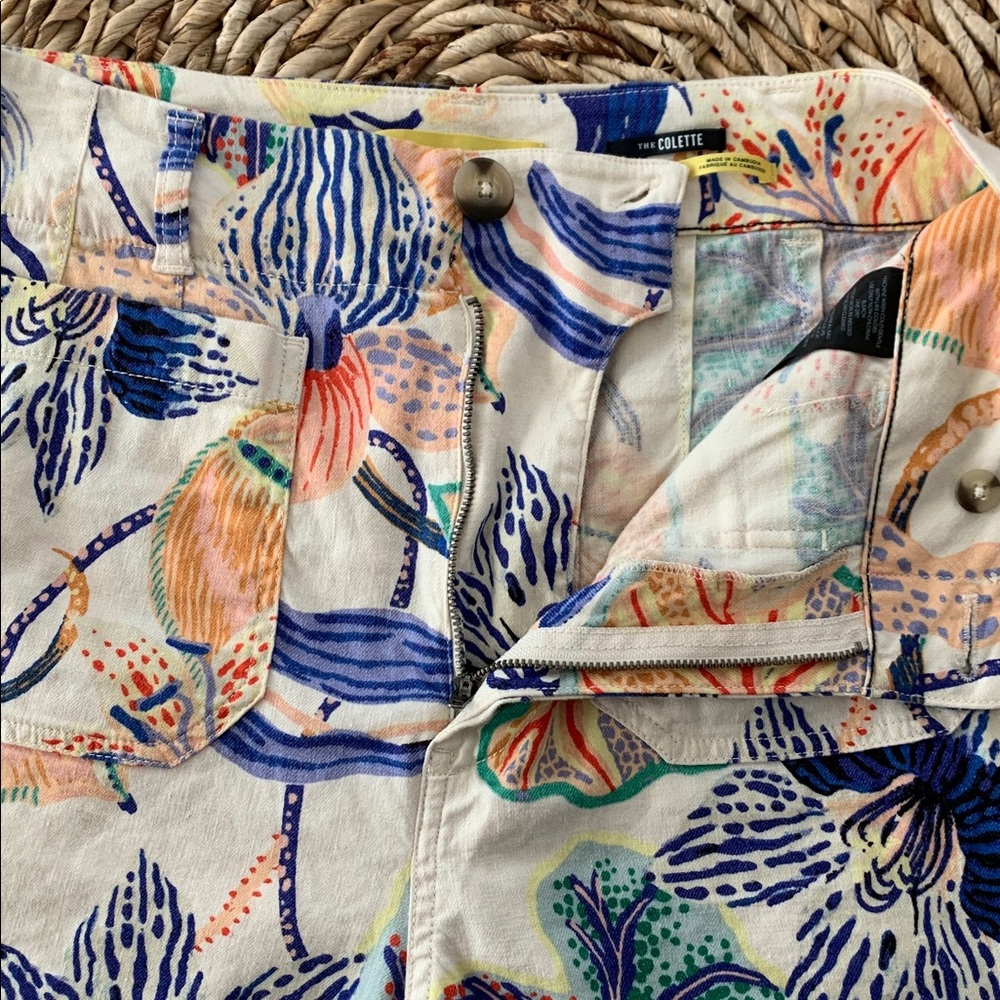 Anthropologie Colette Crop Pant Sarah Gordon Edition - Picture 12 of 16
